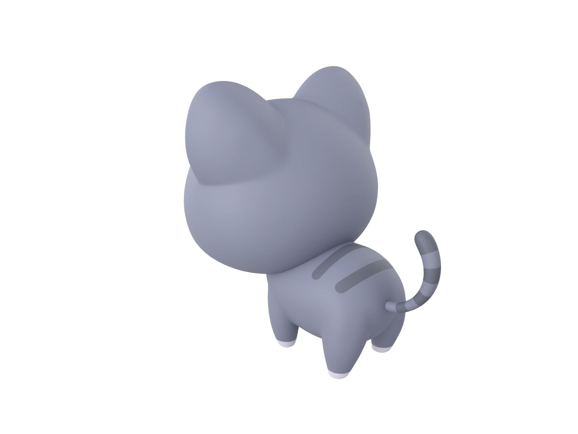 Character027 Cat 3D model_6