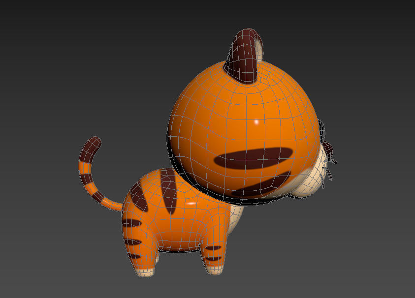 Character028 Tiger 3D model_14
