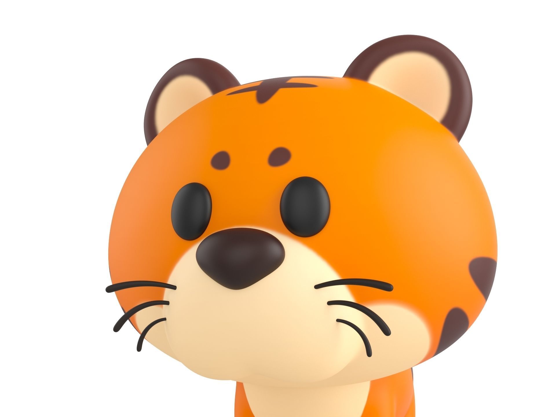 Character028 Tiger 3D model_8