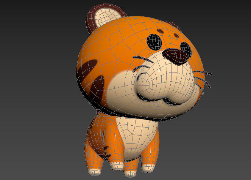 Character028 Tiger 3D model_13