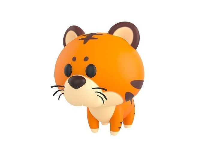 Character028 Tiger 3D model