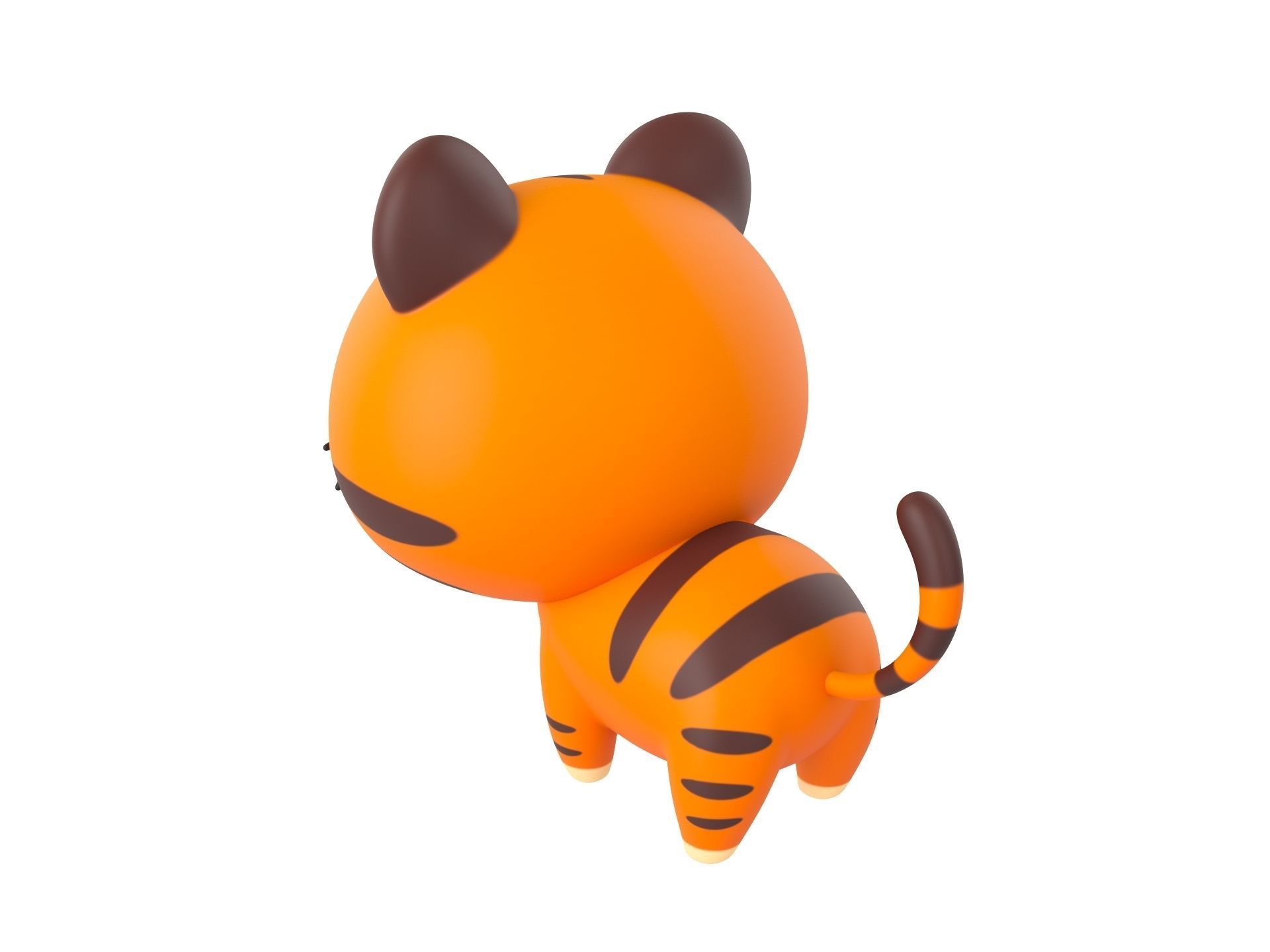 Character028 Tiger 3D model_6