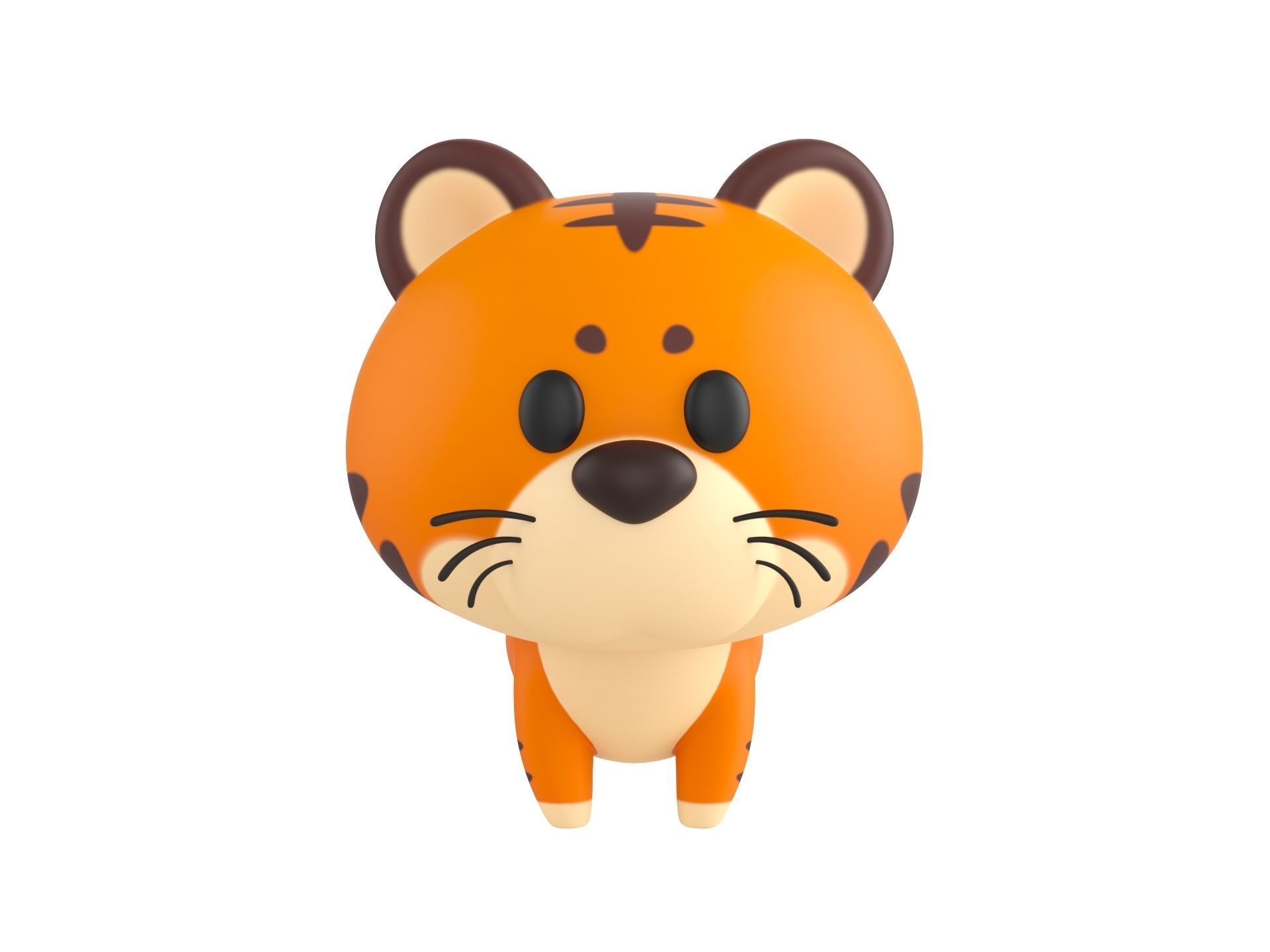 Character028 Tiger 3D model_1