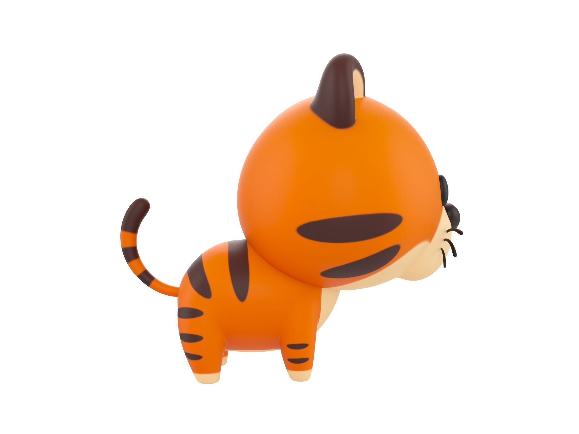Character028 Tiger 3D model_3