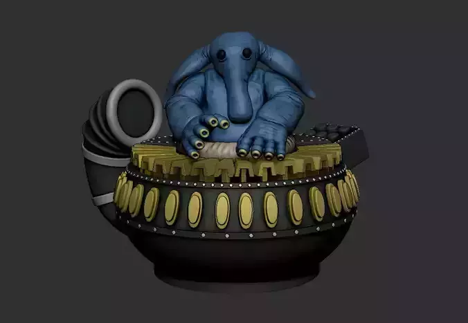 Max rebo 3D print model
