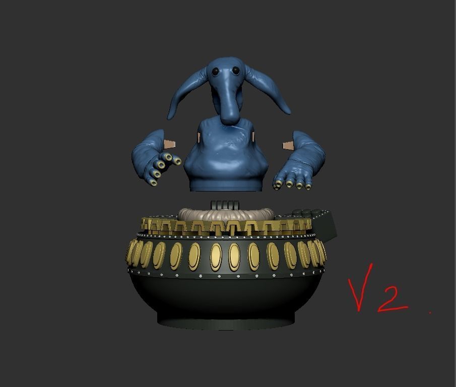 Max rebo 3D print model_23