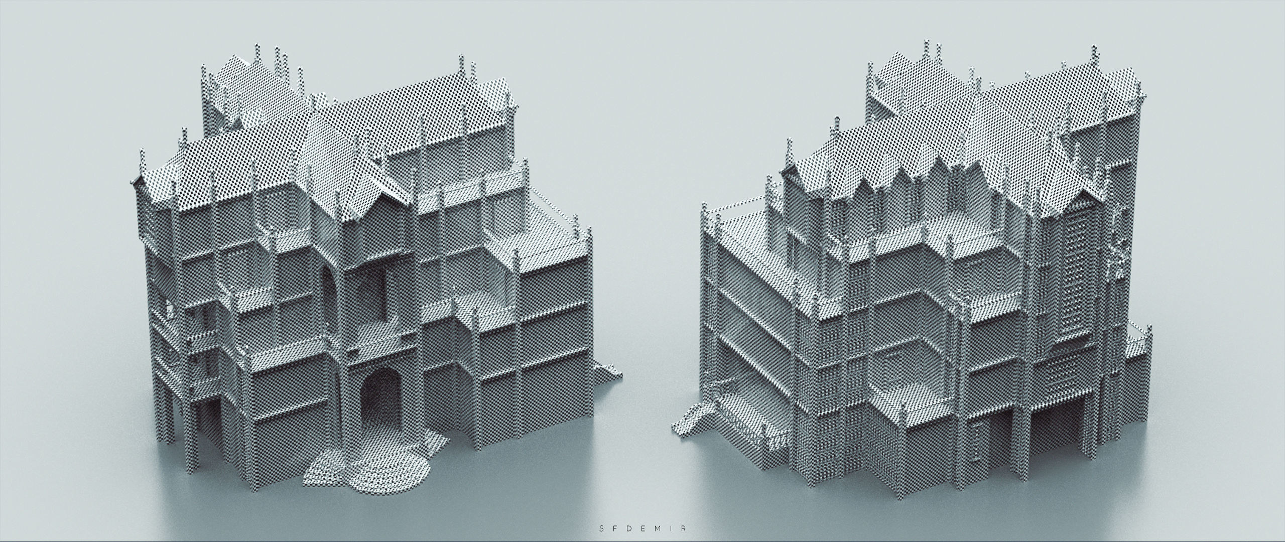 My First House Low-poly 3D model_3