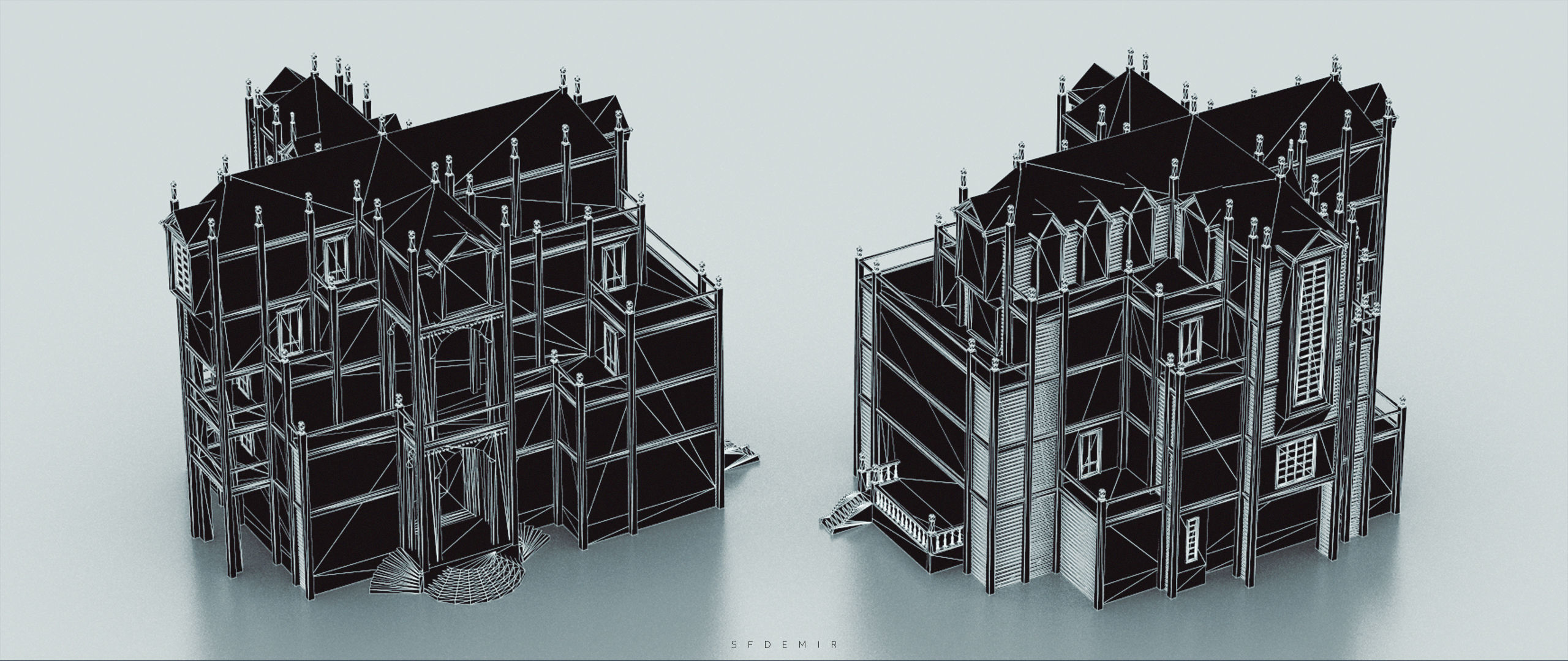 My First House Low-poly 3D model_4