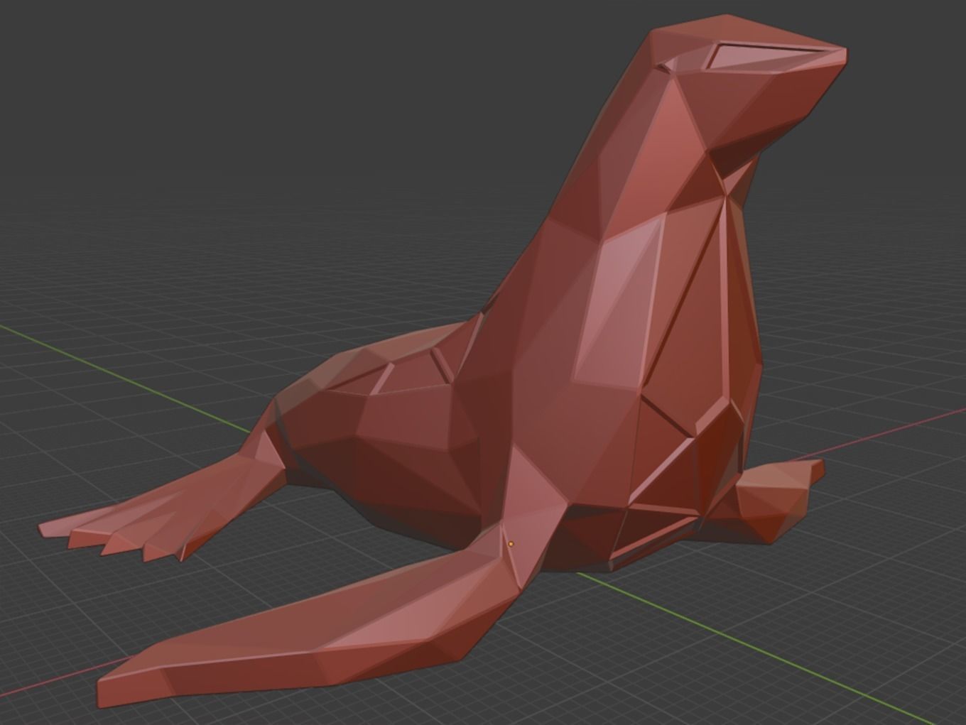 Polygonal Seal Parametric 3D print model_11