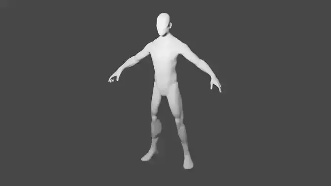 3D Base mesh fbx format Free 3D model