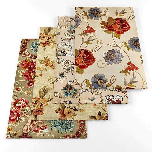 Rugs collection 020 Low-poly 3D model