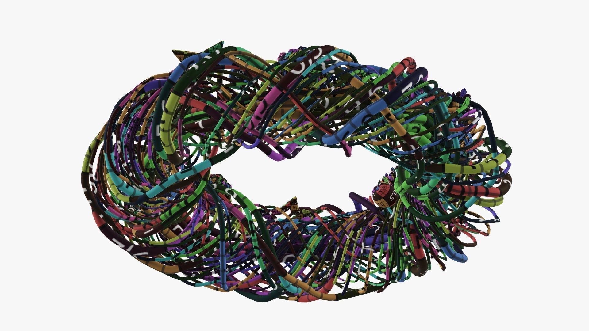 Wreath Christmas 01 3D model_15