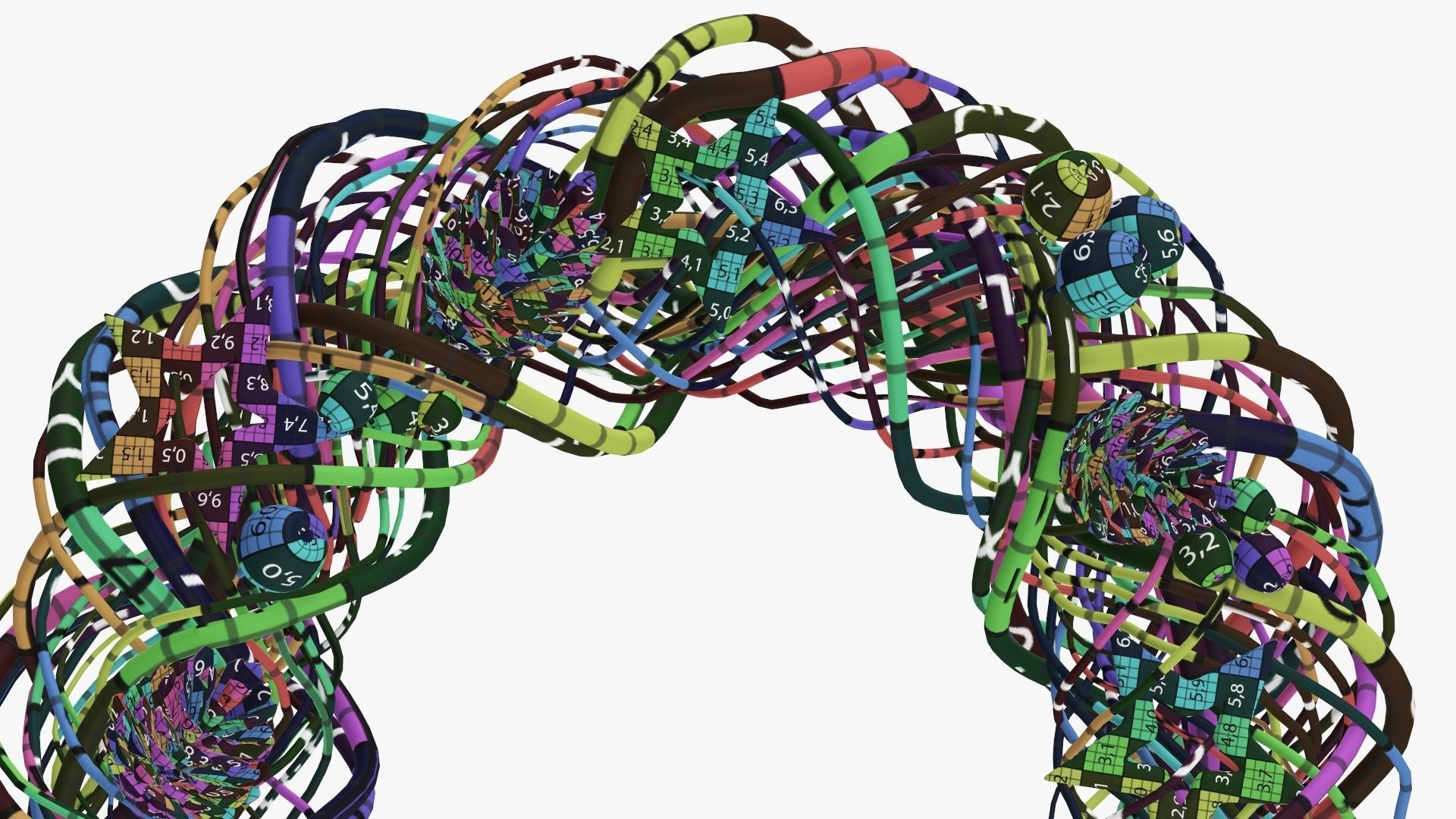 Wreath Christmas 01 3D model_17