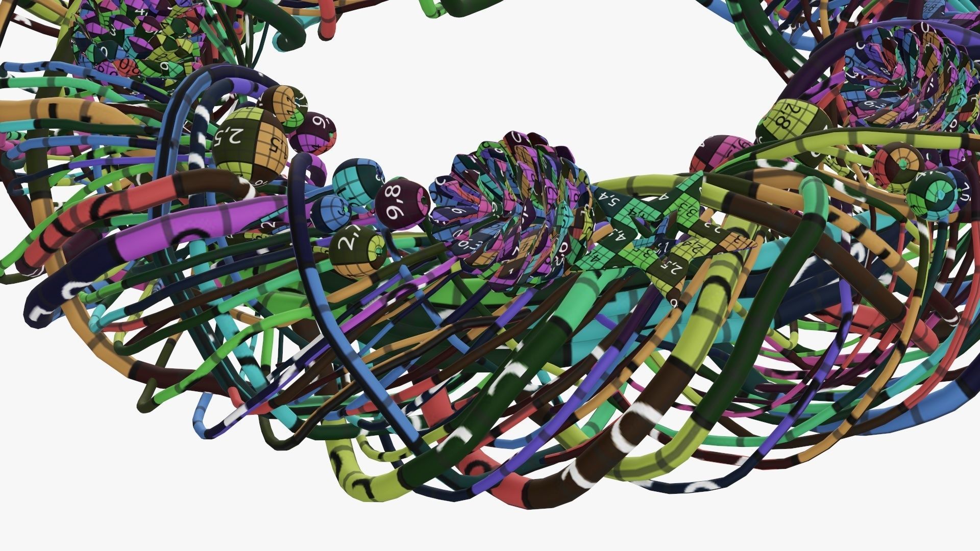 Wreath Christmas 01 3D model_16