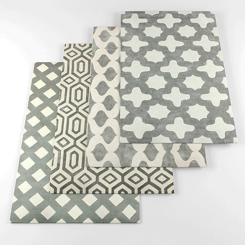 Rugs collection 037 Low-poly 3D model