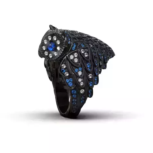 Boucheron ring owl 