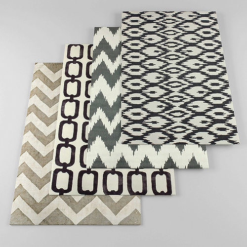 Rugs collection 039 Low-poly 3D model