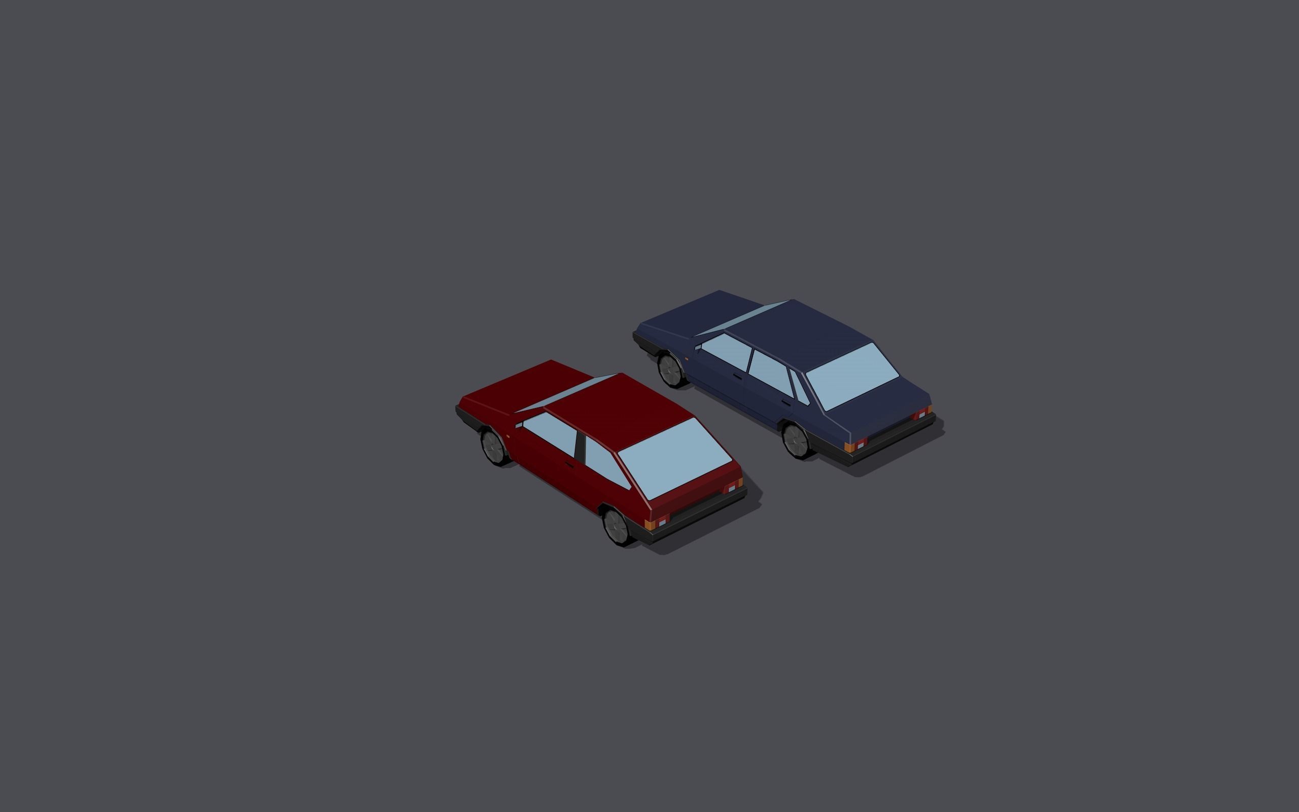 Full set of vehicles Low-poly 3D model_103