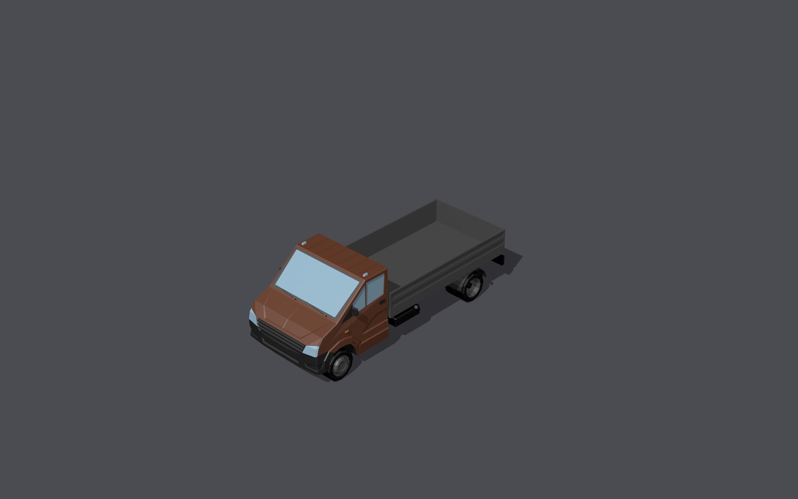 Full set of vehicles Low-poly 3D model_74