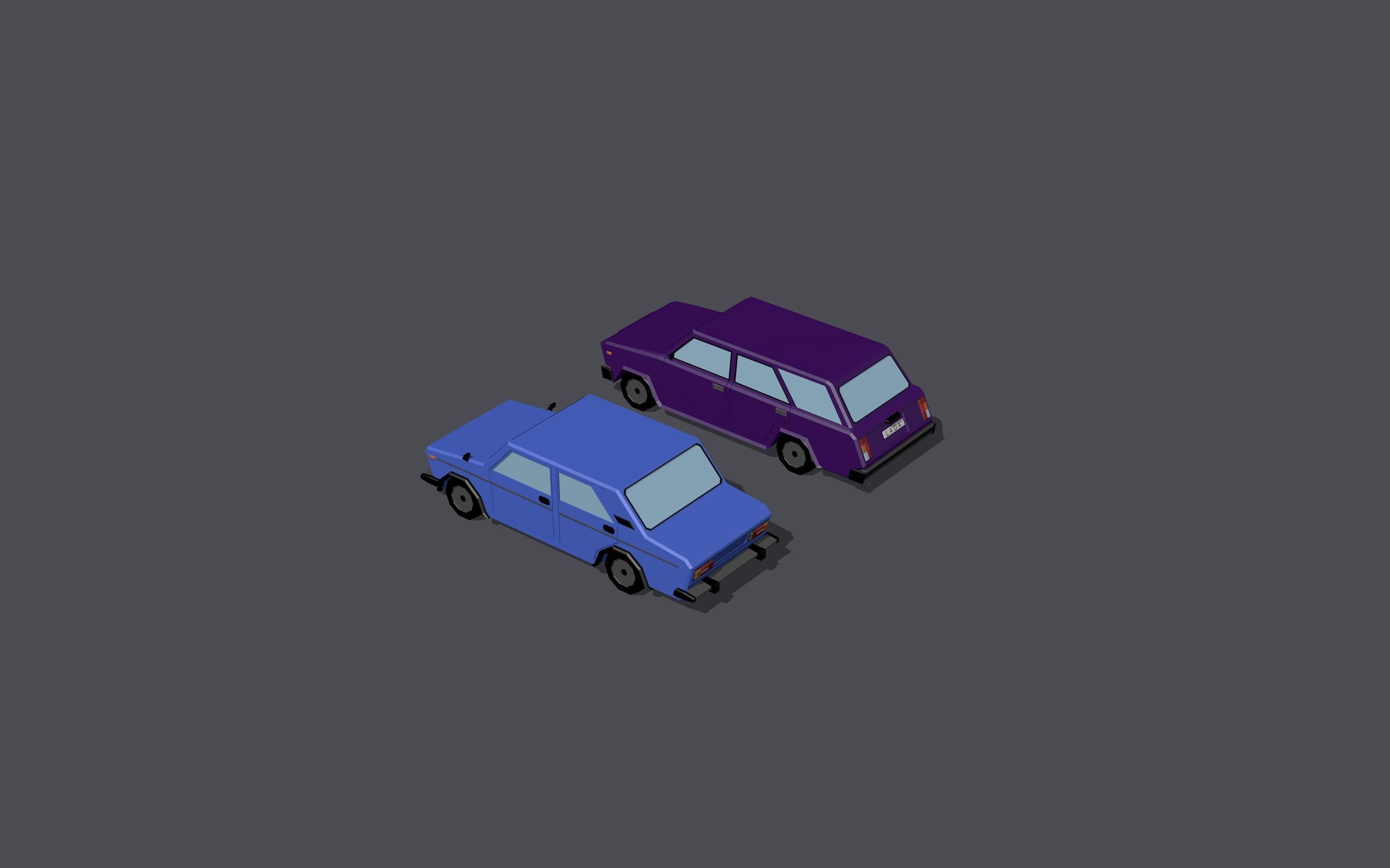 Full set of vehicles Low-poly 3D model_107