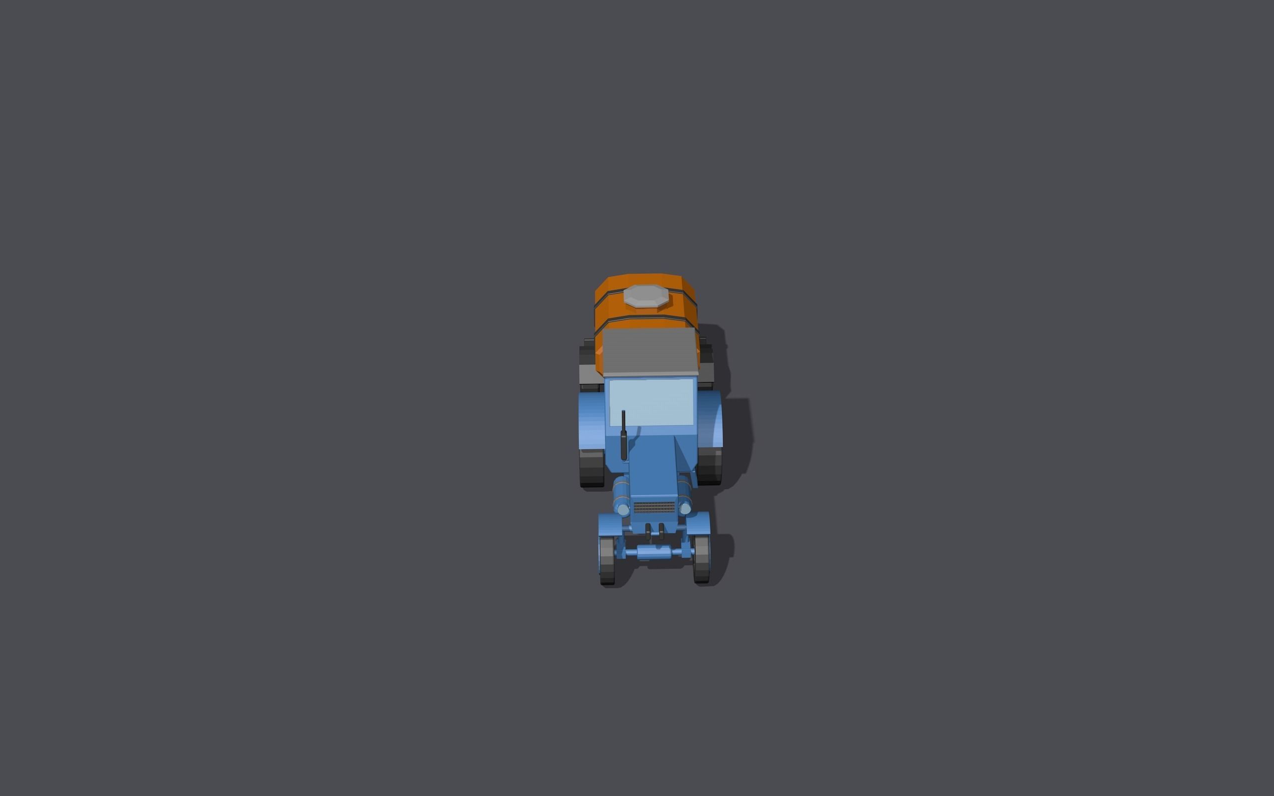 Full set of vehicles Low-poly 3D model_115