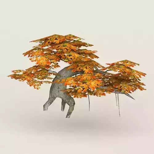Fantasy Maple Tree 07 Low-poly 3D model