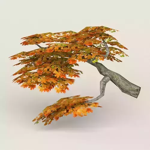 Fantasy Maple Tree 08 Low-poly 3D model