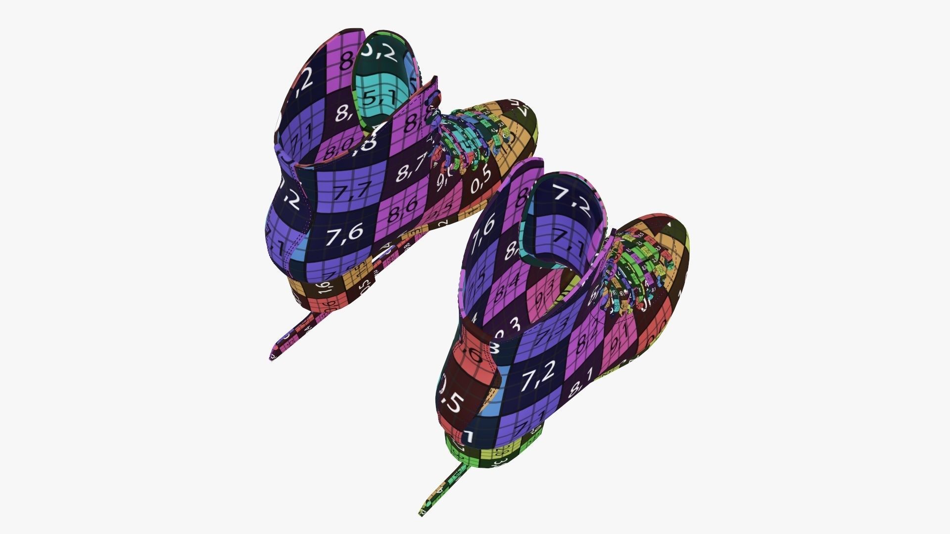 Figure ice skates women 3D model_16