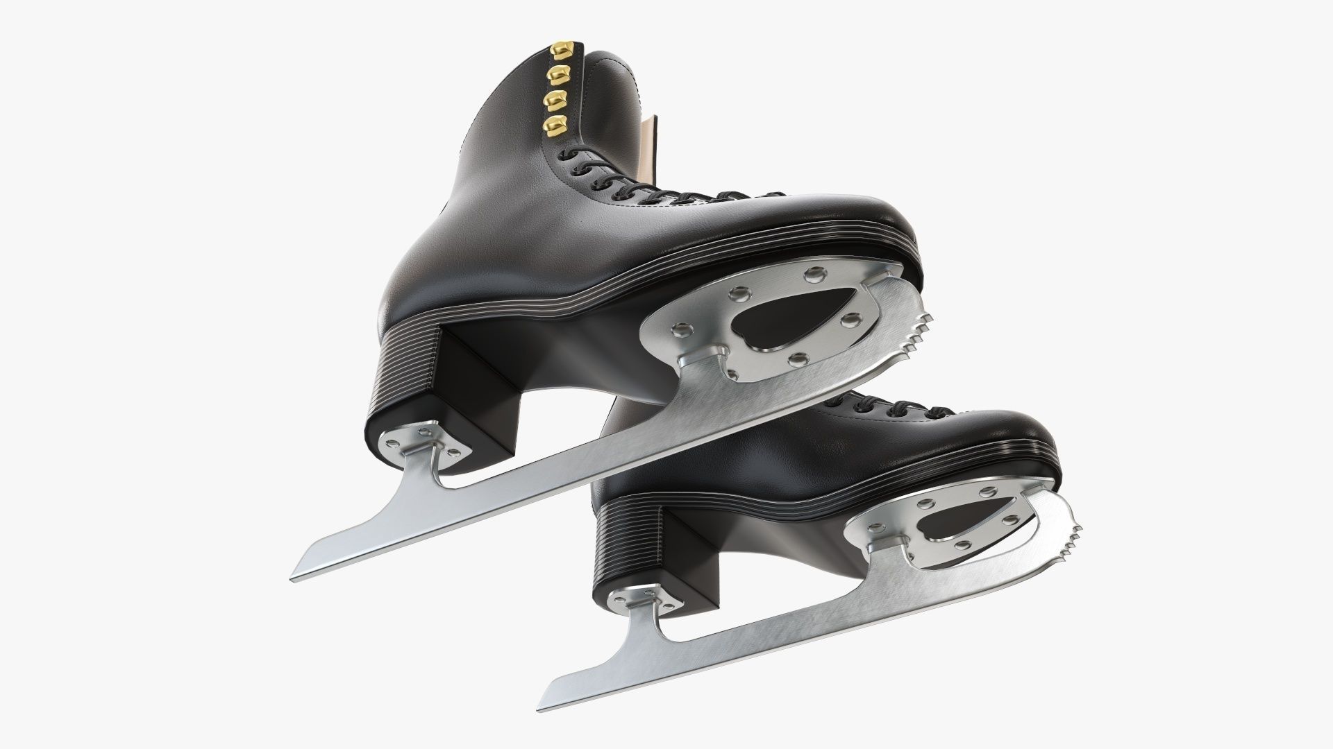 Figure ice skates women 3D model_5