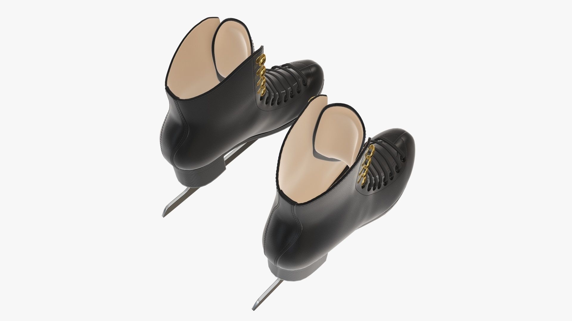 Figure ice skates women 3D model_4