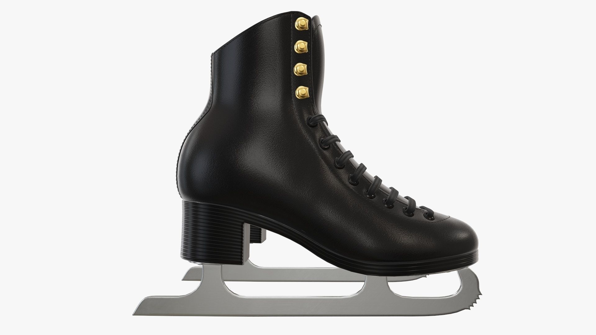 Figure ice skates women 3D model_1