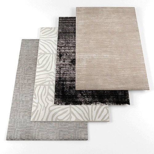 Rugs collection 050 Low-poly 3D model