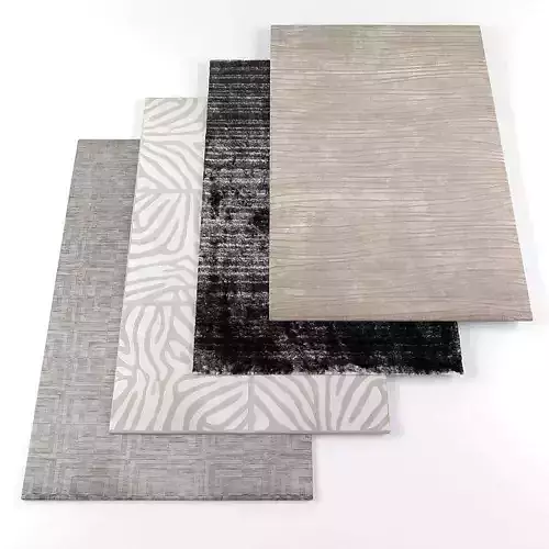 Rugs collection 050 Low-poly 3D model