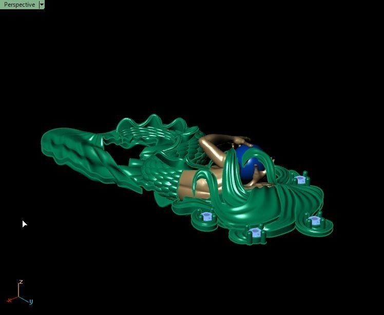 Mermaid 01 3D print model_8