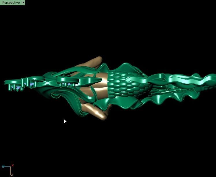 Mermaid 01 3D print model_13