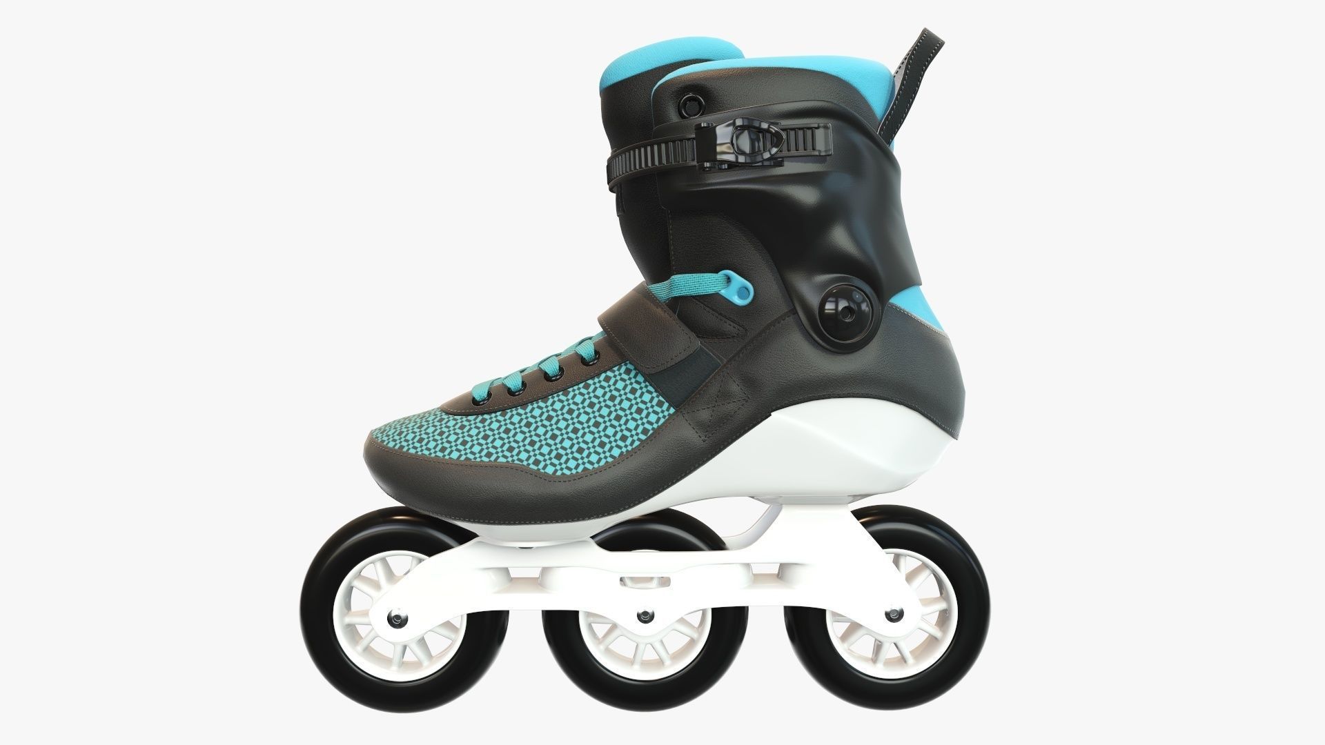 Roller skates inline 3D model_14