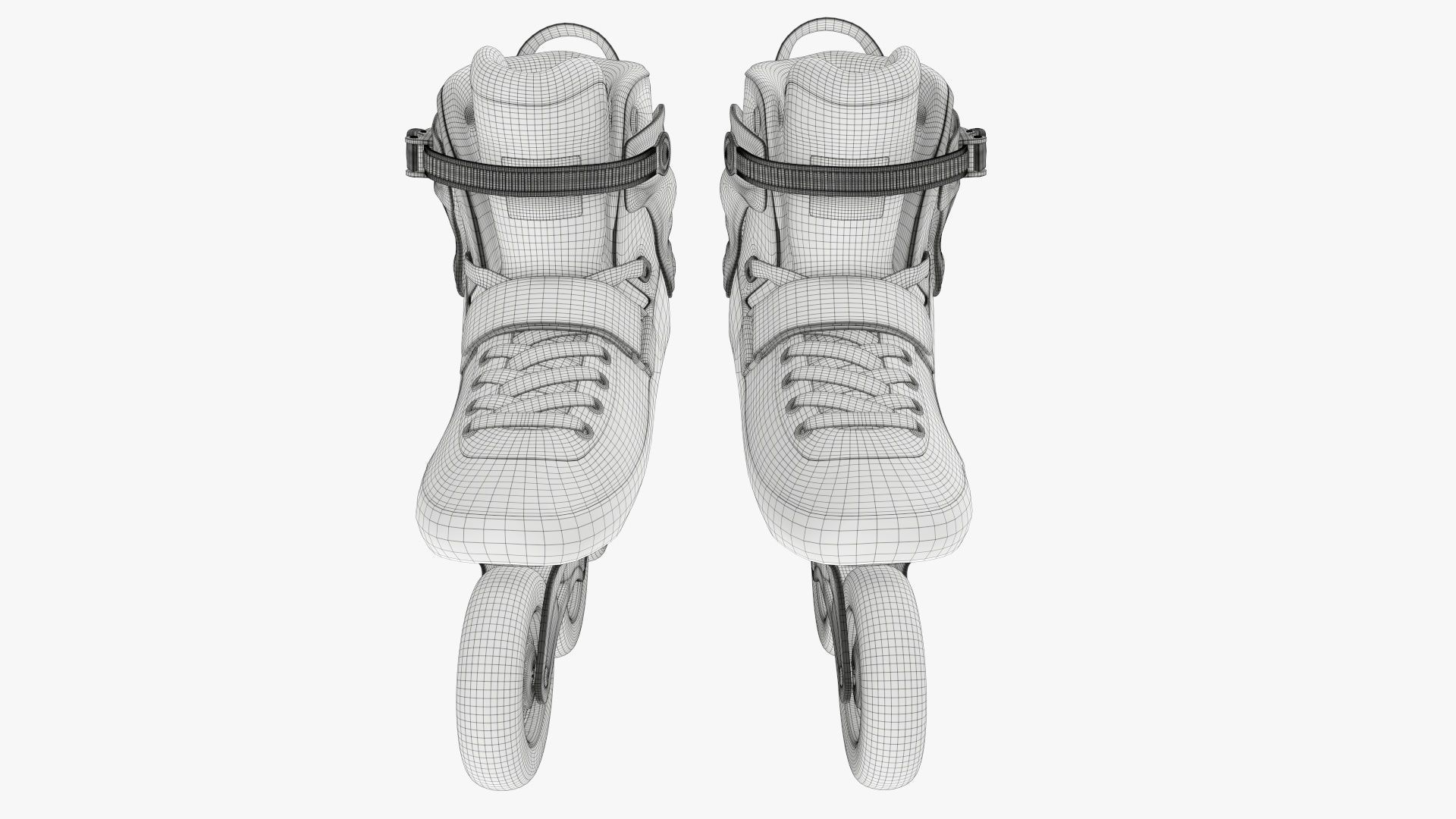 Roller skates inline 3D model_18
