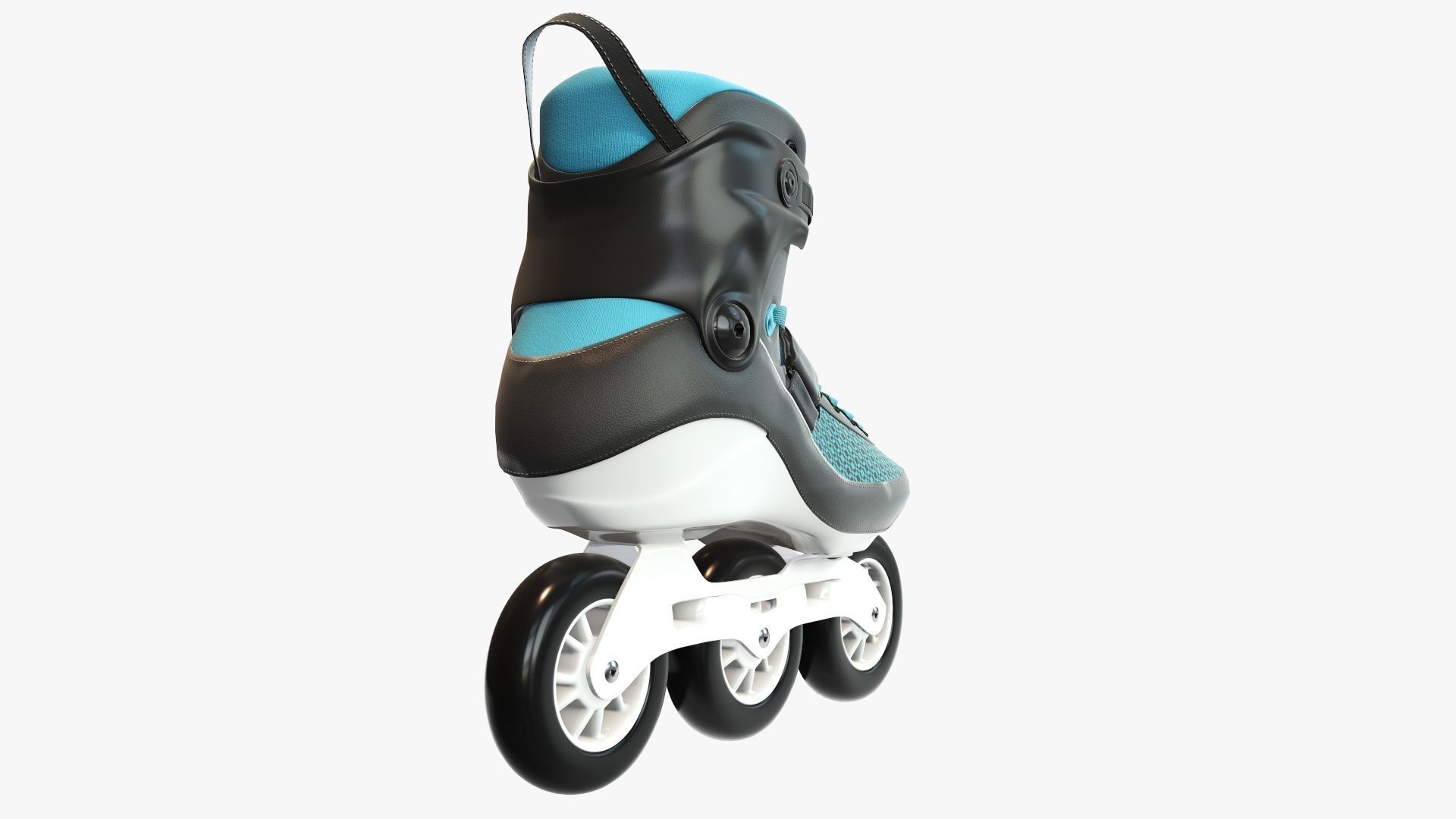 Roller skates inline 3D model_6