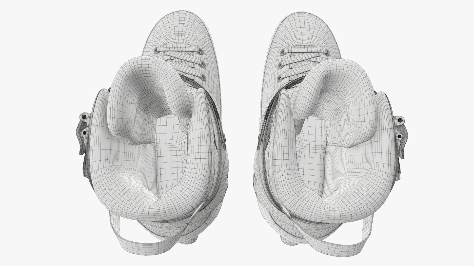 Roller skates inline 3D model_22