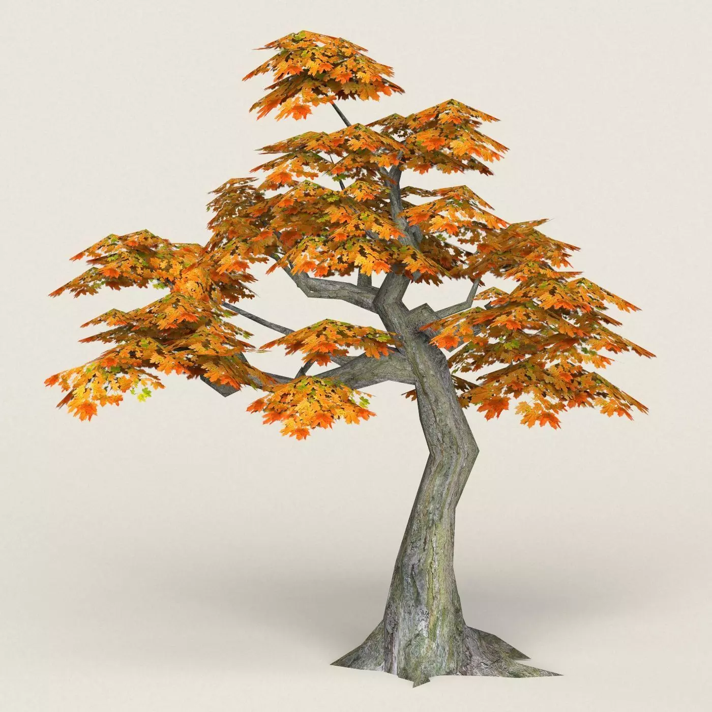 Fantasy Maple Tree 13 Low-poly 3D model_0