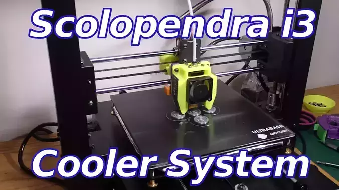 E3Dv5 - Scolopendra i3 Cooler for i3mega and other  3D print model