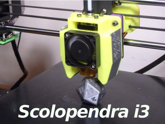 E3Dv5 - Scolopendra i3 Cooler for i3mega and other  3D print model_5