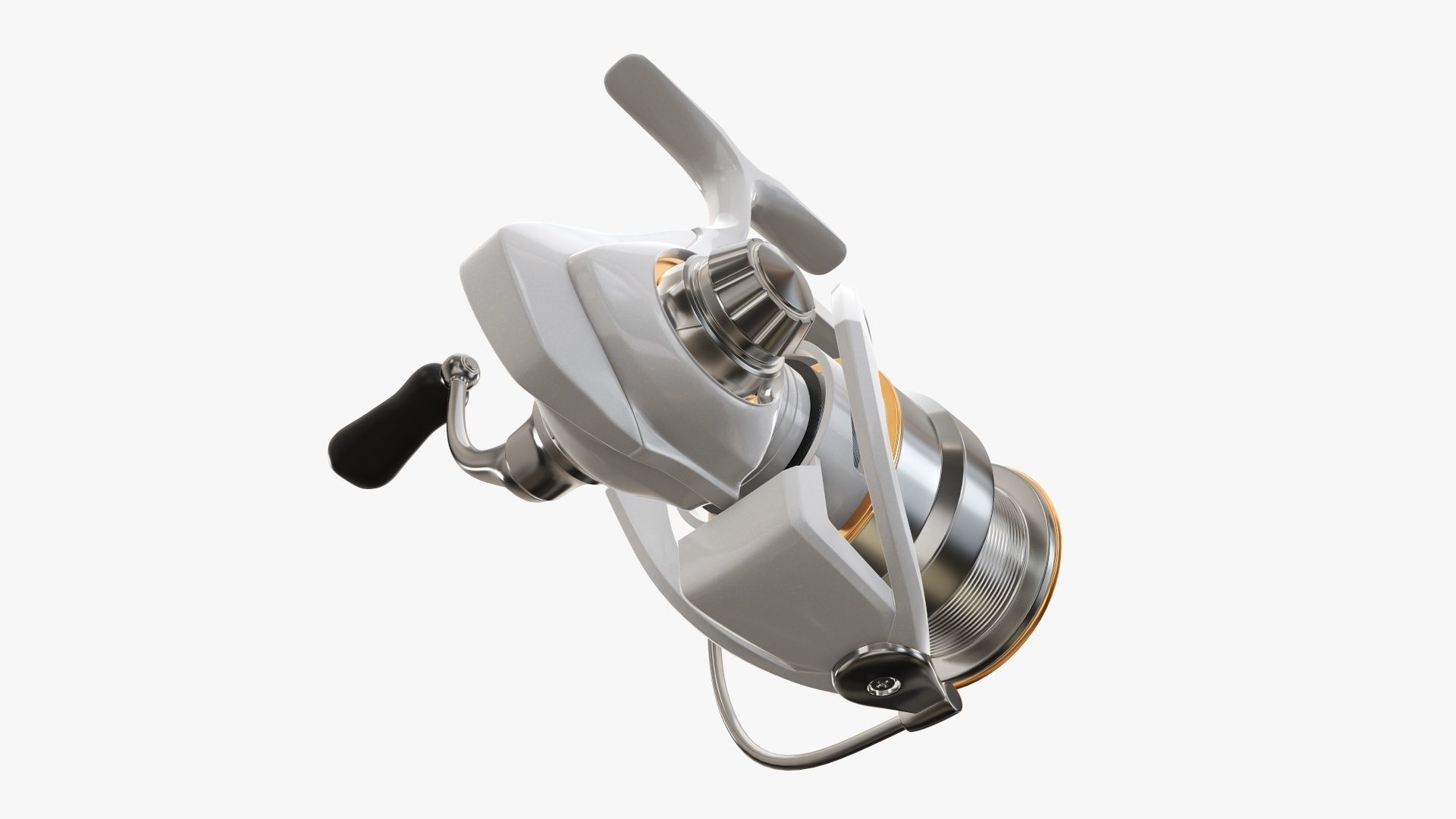 Fishing reel 3D model_6