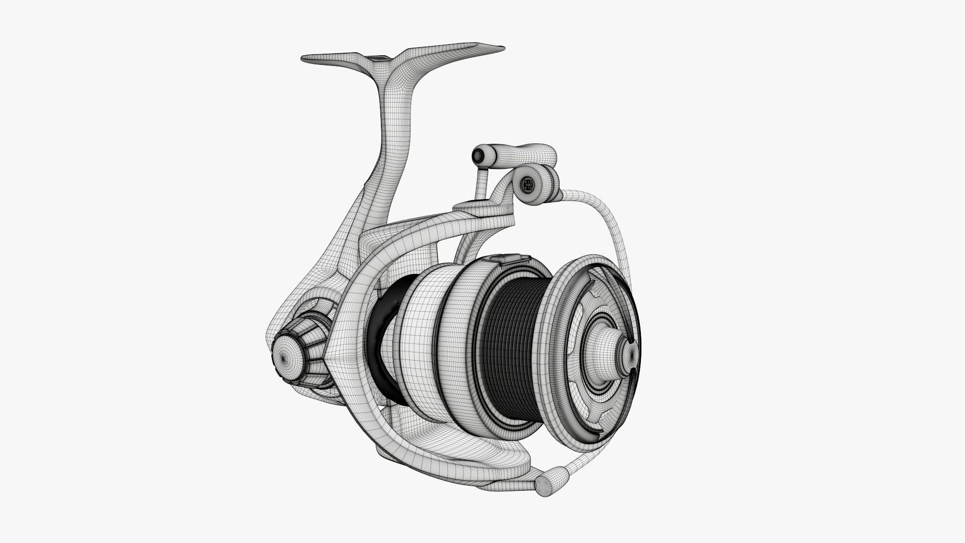 Fishing reel 3D model_10