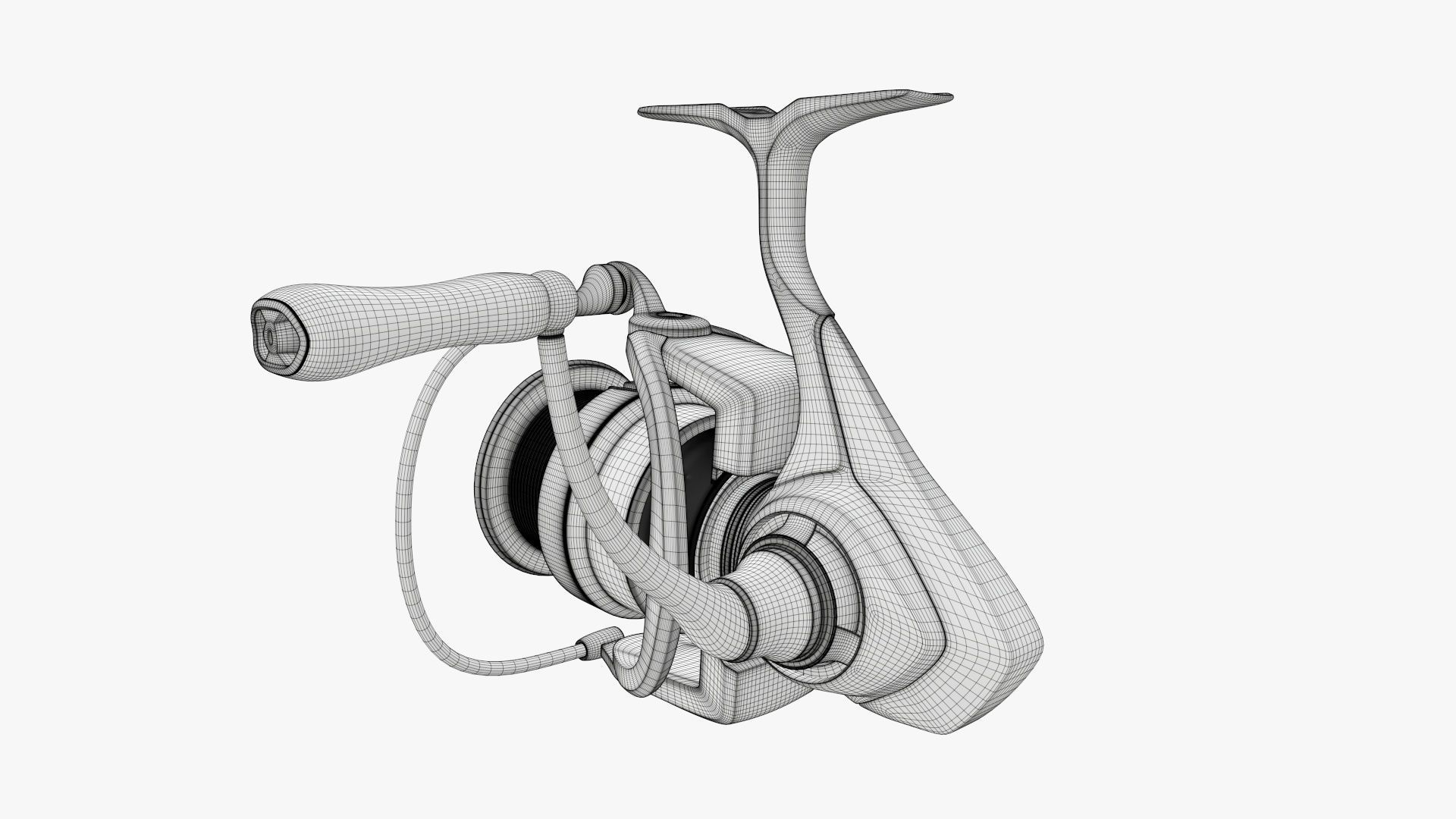 Fishing reel 3D model_13