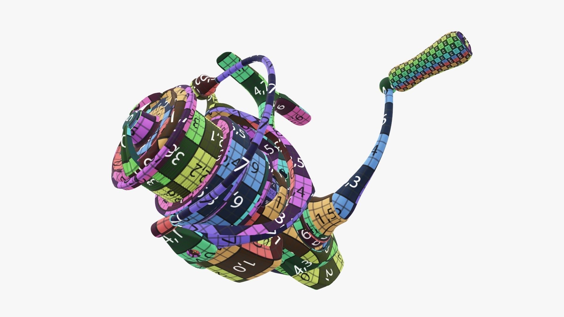 Fishing reel 3D model_23