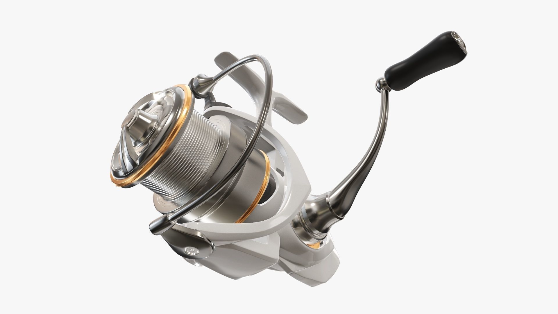 Fishing reel 3D model_7