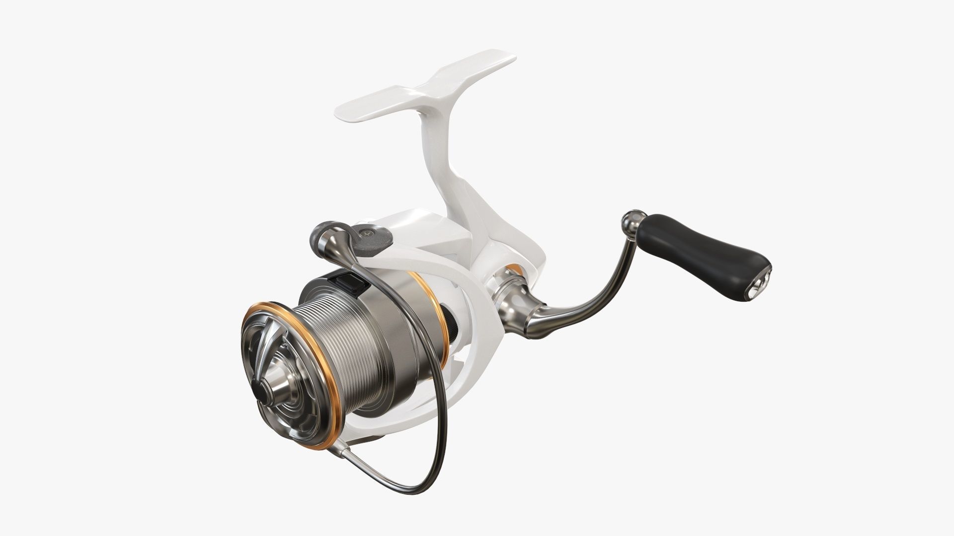 Fishing reel 3D model_1