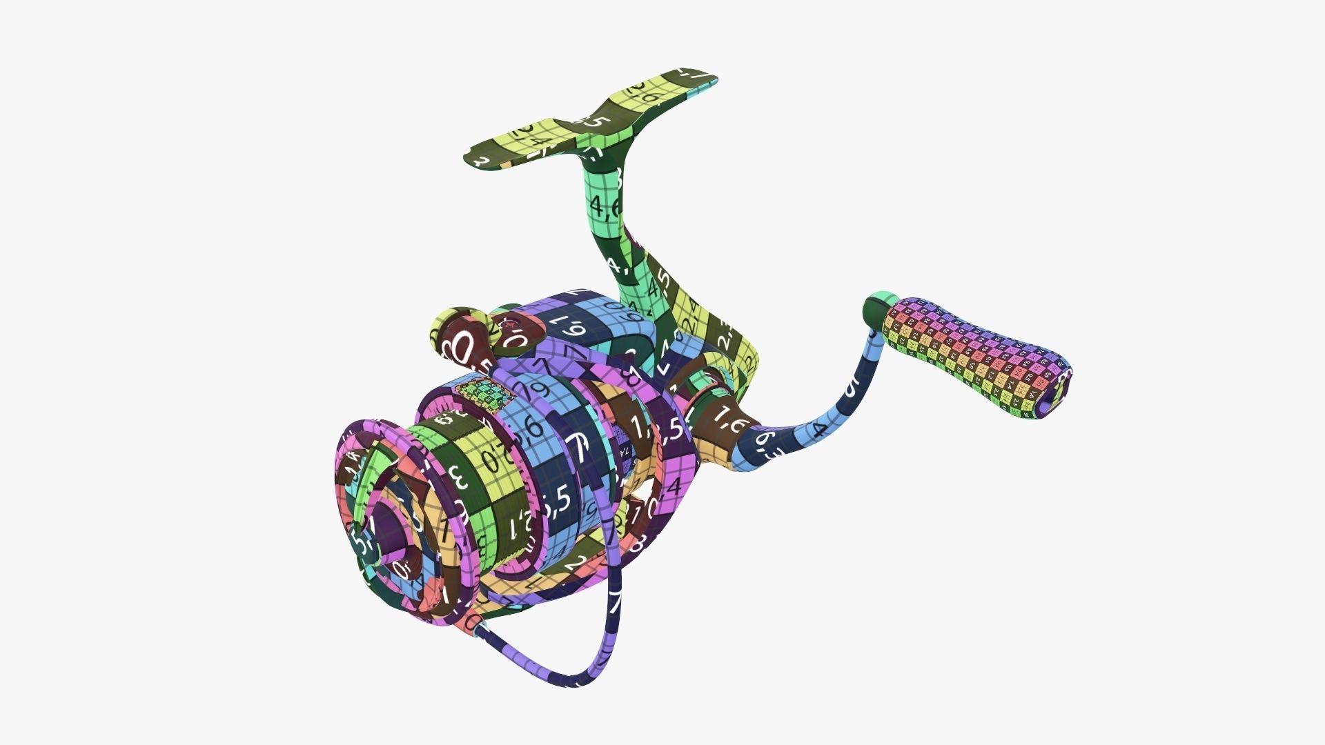 Fishing reel 3D model_17