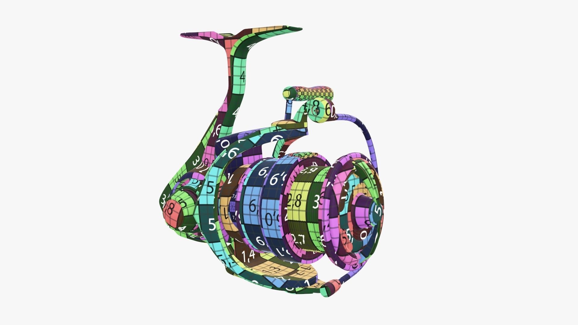 Fishing reel 3D model_18